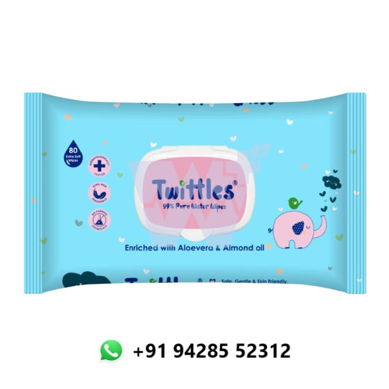 Sceptre Twittles Baby Wipes 99% Pure Water Wipes