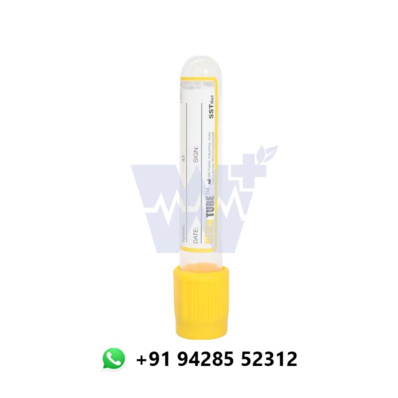 Hemotube Gel + Clot Activator Non Vacuum Blood Collection Tube