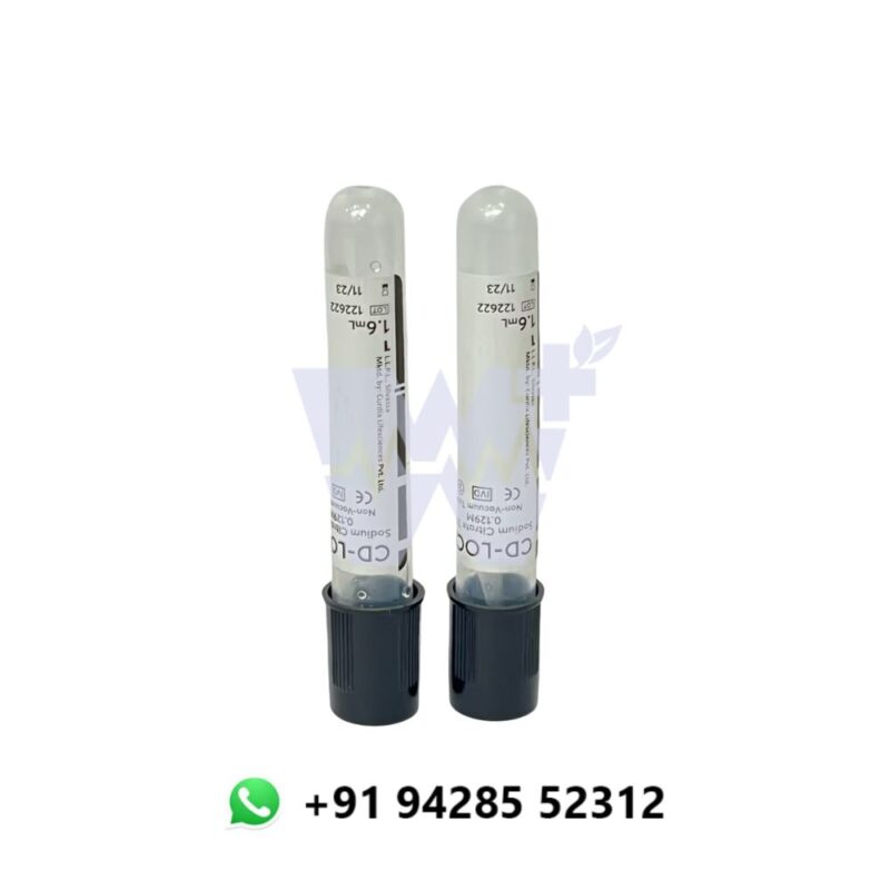 Curdia Sodium Citrate 3.8% Non Vacuum Blood Collection Tube