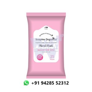 Sceptre Organics Floral Flush Radiant Skin Wipes