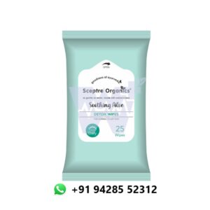Sceptre Organics Soothing Aloe Detox Wipes