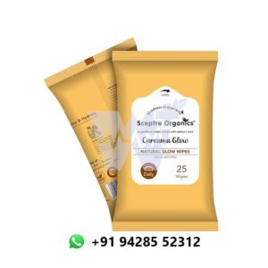 Sceptre Organics Curacuma Glow Natural Glow Wipes