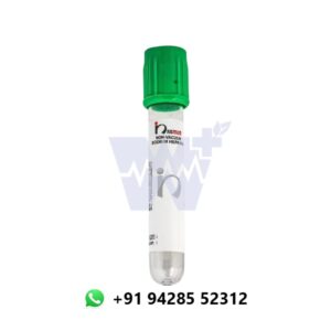 Nasmed Sodium Heparin Non Vacuum Blood Collection Tube