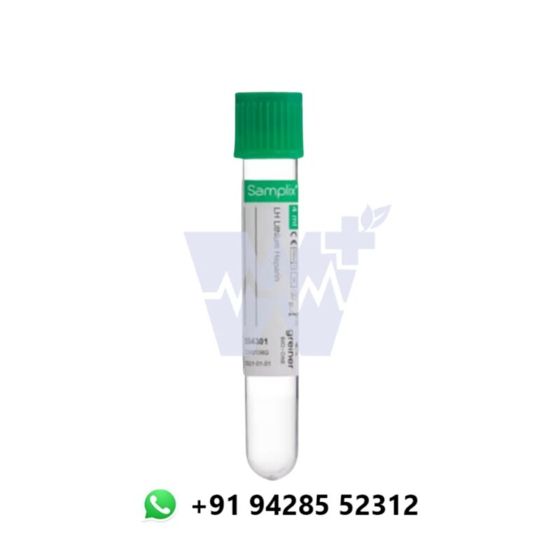 Greiner Samplix Lithium Heparin 4ml Green Cap