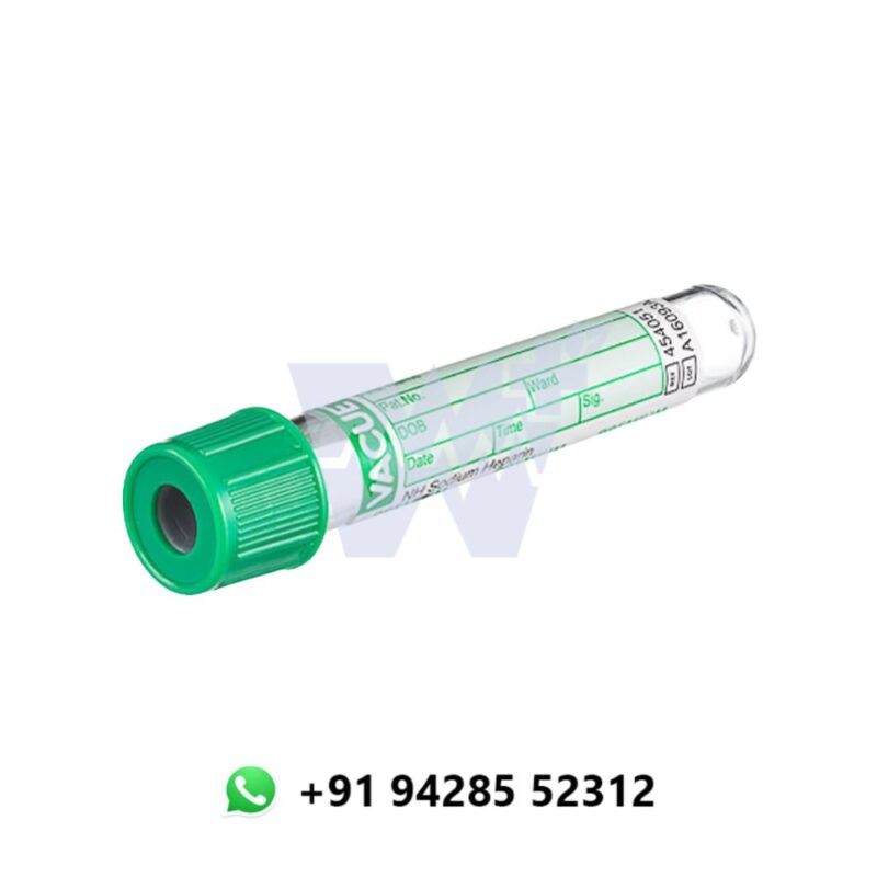 Greiner Vacuette Sodium Heparin 4ml Green Cap