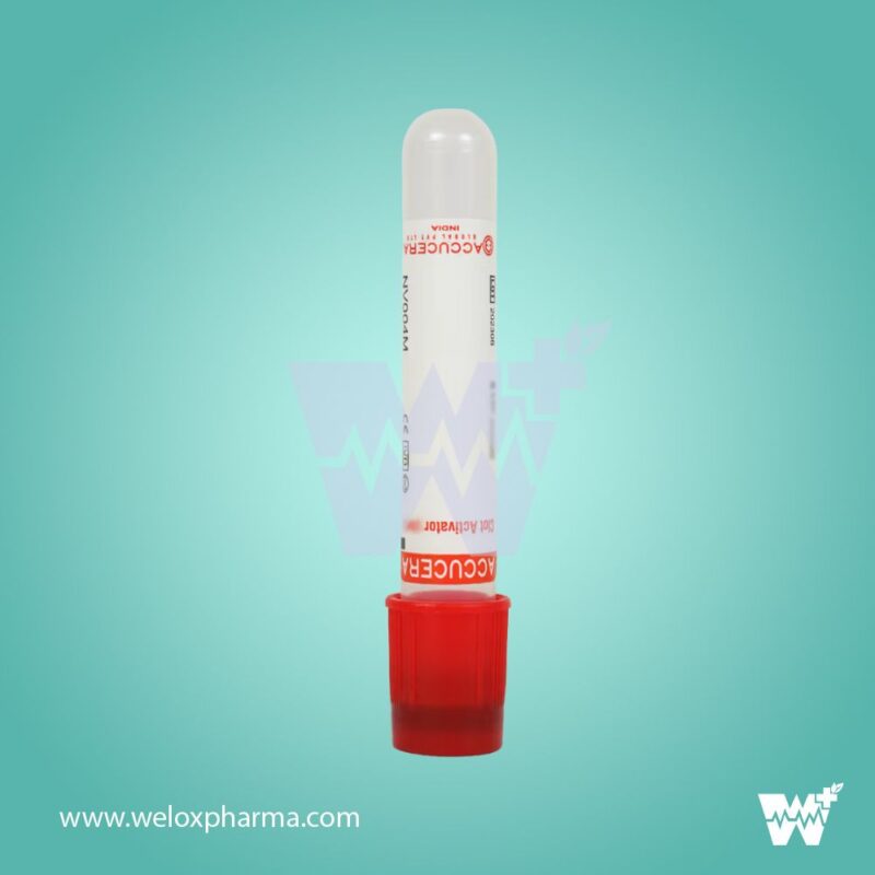 Accucera Clot Activator Plain Blood Collection Tube - Image 2