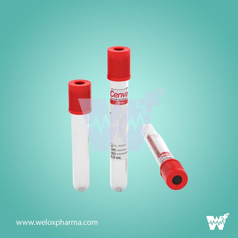 Cenvac Plain Serum Vacuum Blood Collection Tube - Image 2