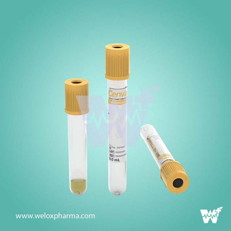 Cenvac Clot Activator Vaccum Blood Collection Tube - Image 2