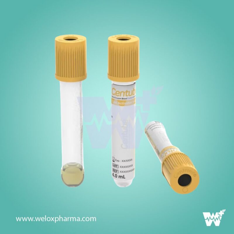 Centube Clot Activator + Gel Non Vaccum Blood Collection Tube - Image 2