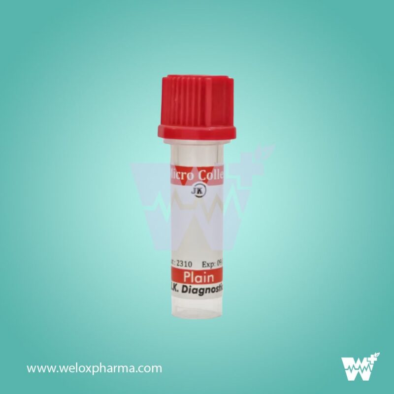 J.K. Diagnostics Paediatric Plain 0.5ml Blood Collection Tube - Image 2