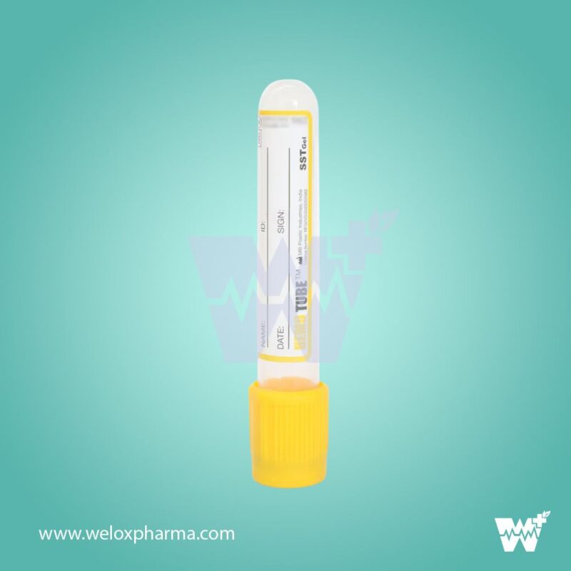 Hemotube Gel + Clot Activator Non Vacuum Blood Collection Tube - Image 2