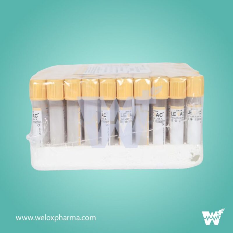 Levram Gel Clot Act Vacuum Blood Collection Tube - Image 2