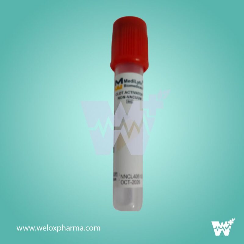 Medilytic Biomedicals Clot Activator Non Vaccum Blood Collection Tube - Image 2