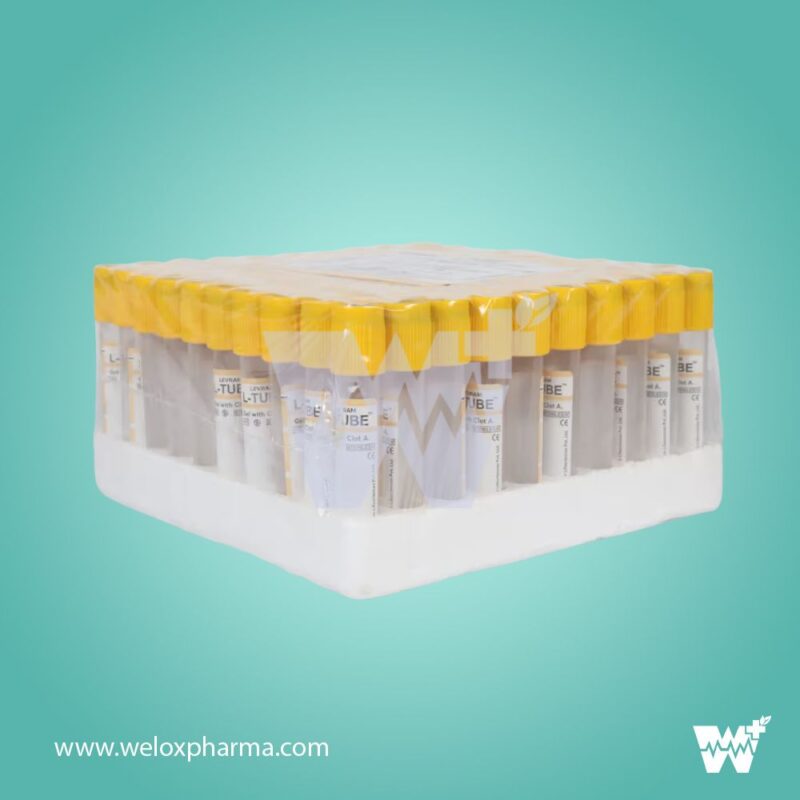Levram Gel with Clot activator Non Vacuum Blood Collection Tube - Image 2