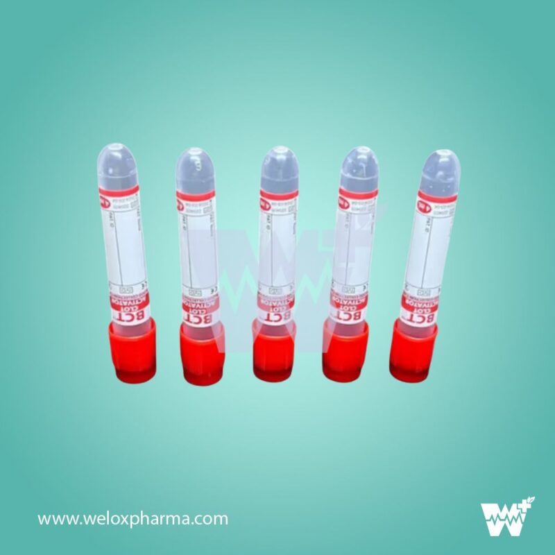 BCT Clot Activator Plain Non Vacuum Blood Collection Tube - Image 2