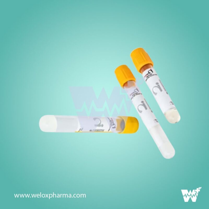 Nasmed Gel+Clot Activator Non Vacuum Blood Collection Tube - Image 2