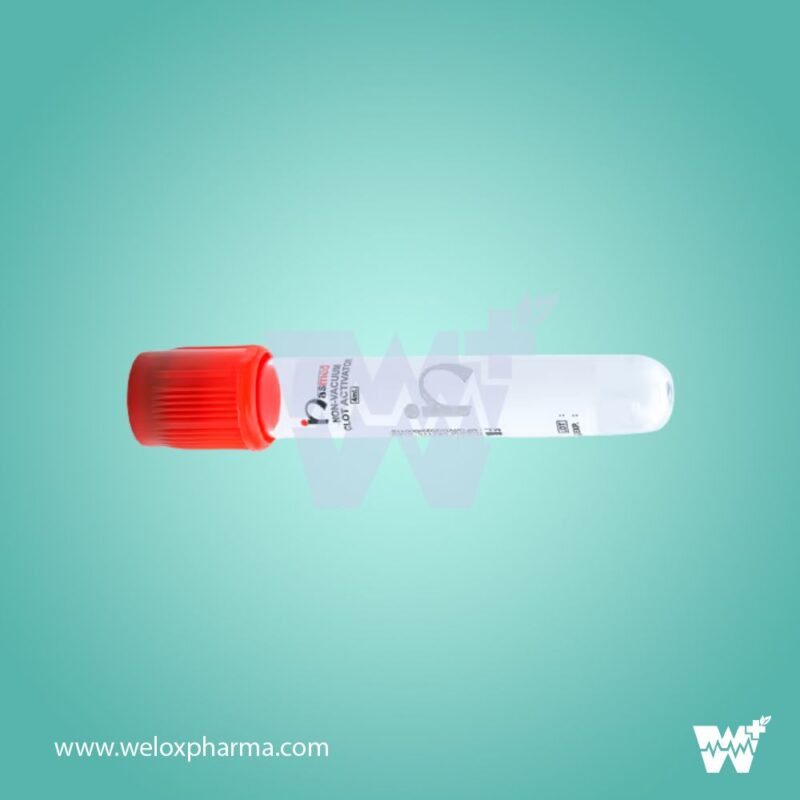 Nasmed Clot Activator Non Vacuum Blood Collection Tube - Image 2