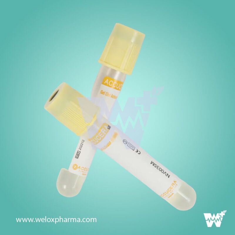 Accucera Gel and Clot Activator Blood Collection Tube - Image 2