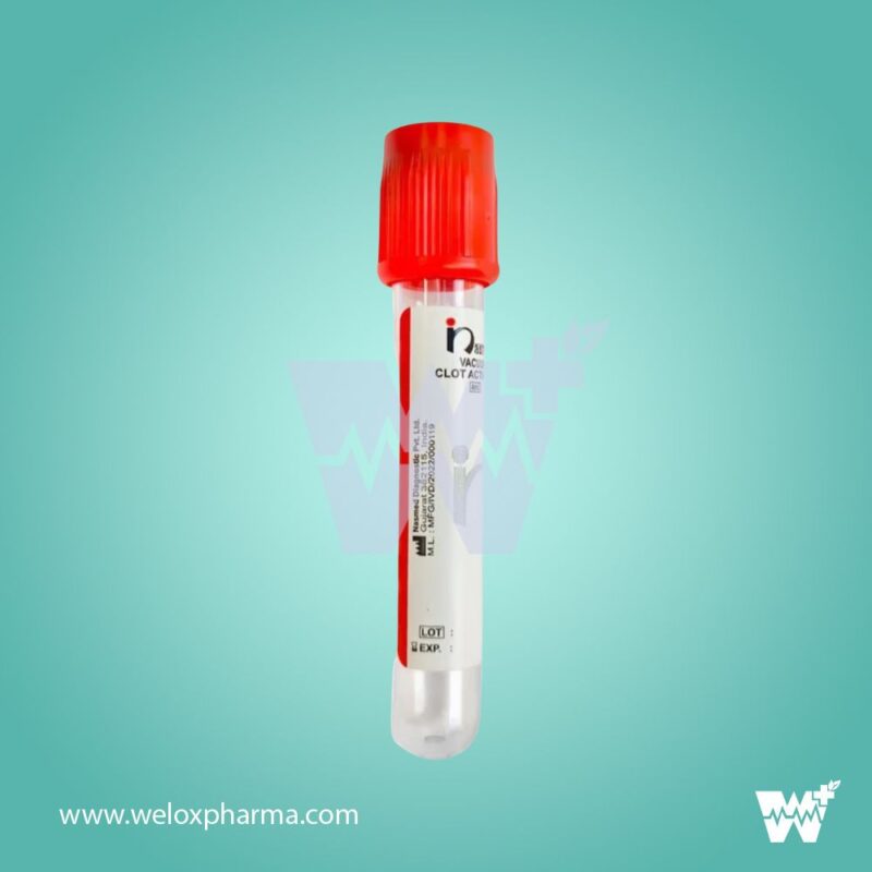 Nasmed Clot Activator Vacuum Blood Collection Tube - Image 2