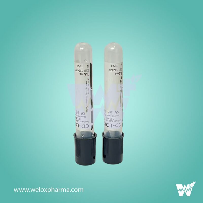 Curdia Sodium Citrate 3.8% Non Vacuum Blood Collection Tube - Image 2