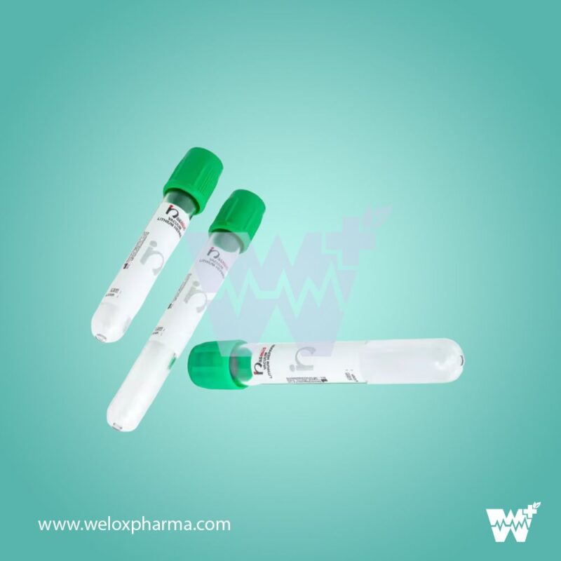 Nasmed Lithium Heparin Vacuum Blood Collection Tube - Image 2
