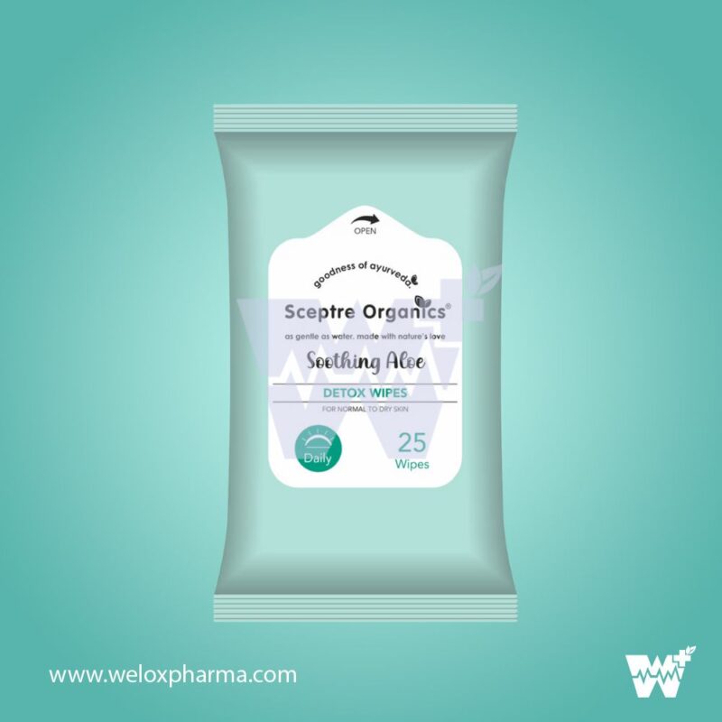 Sceptre Organics Soothing Aloe Detox Wipes - Image 2