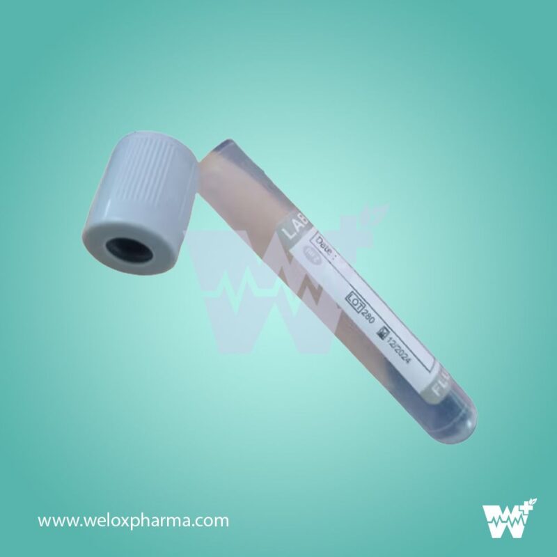 Lab India Sodium Fluoride Vaccum Blood Collection Tube - Image 2