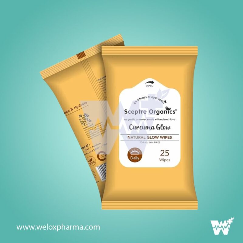Sceptre Organics Curacuma Glow Natural Glow Wipes - Image 2