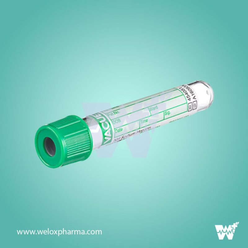 Greiner Vacuette Sodium Heparin 4ml Green Cap - Image 2
