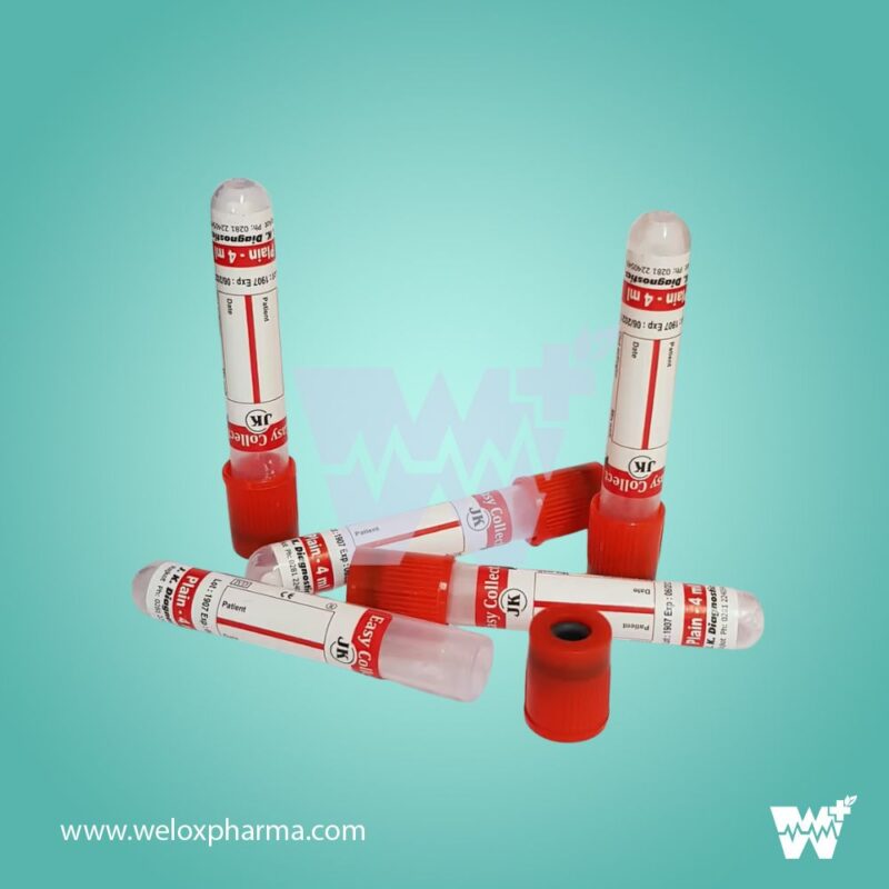 J.K. Diagnostic No Additive 4ml Blood Collection Tube - Image 2