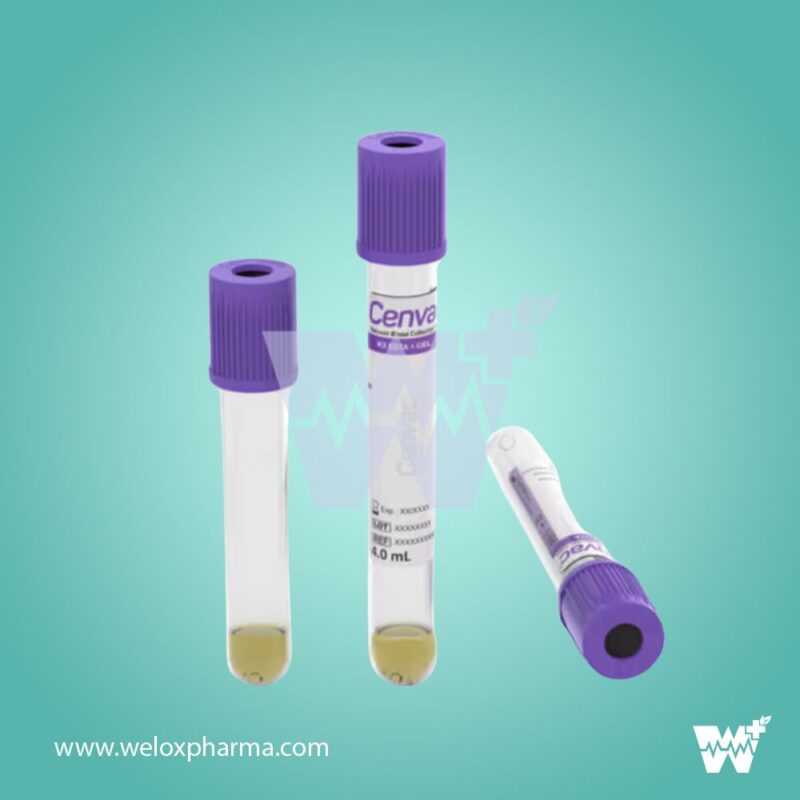 Cenvac K3 EDTA + Gel Vaccum Blood Collection Tube - Image 2