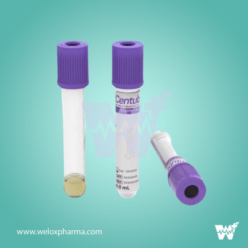 Centube K2 EDTA + Gel Non Vaccum Blood Collection Tube - Image 2