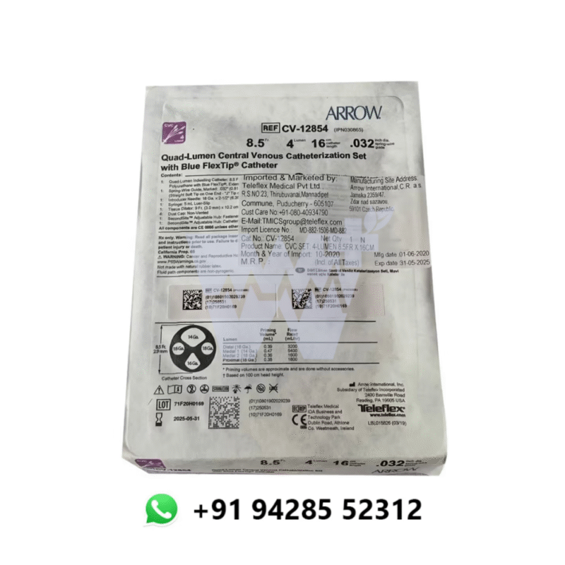 Arrow Quadra Lumen Central Venous Catheter - Image 3