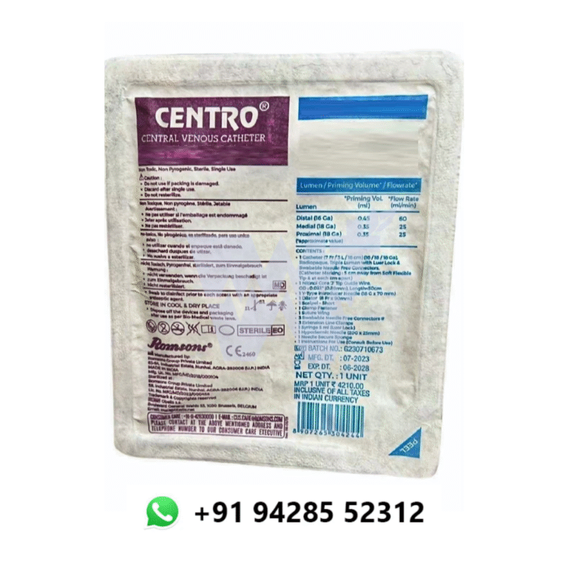 Romsons Centro Single Lumen Central Venous Catheter - Image 3