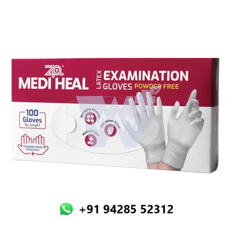 ZP Mediheal Latex Powder Free Examination Gloves - Image 3