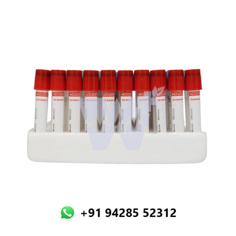Accucera Clot Activator Plain Blood Collection Tube - Image 3