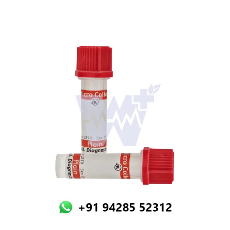 J.K. Diagnostics Paediatric Plain 0.5ml Blood Collection Tube