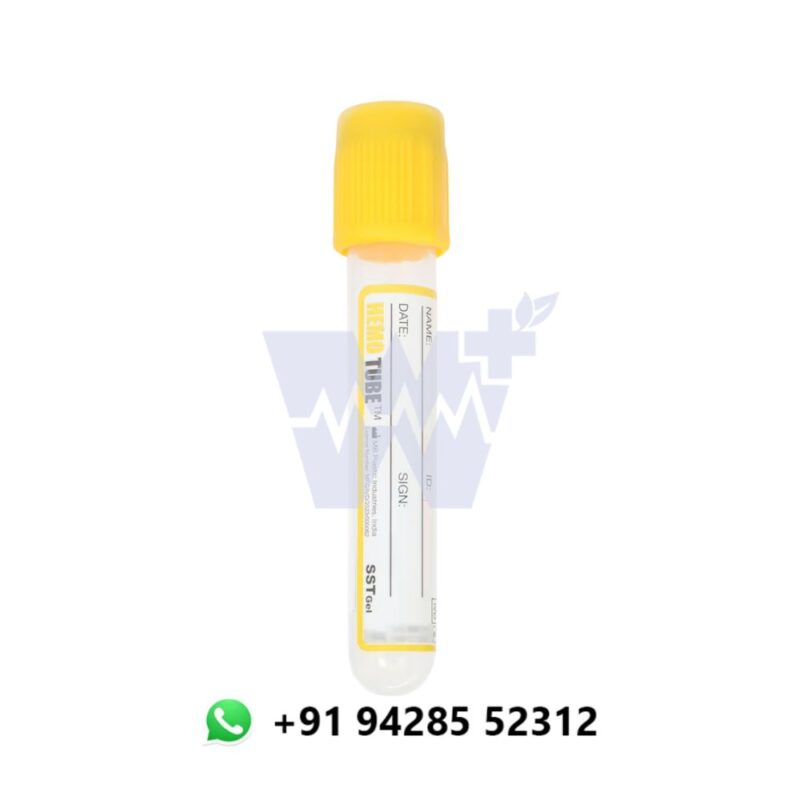 Hemotube Gel + Clot Activator Non Vacuum Blood Collection Tube - Image 3