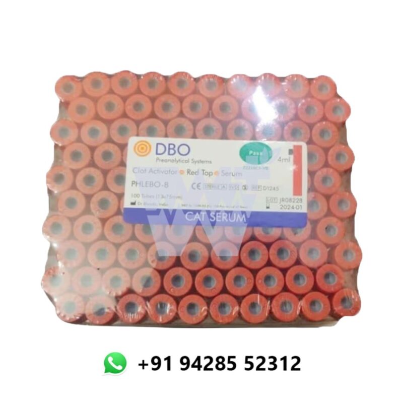 DBO Phlecocuum Serum Clot Activator Blood Collection Tube - Image 3