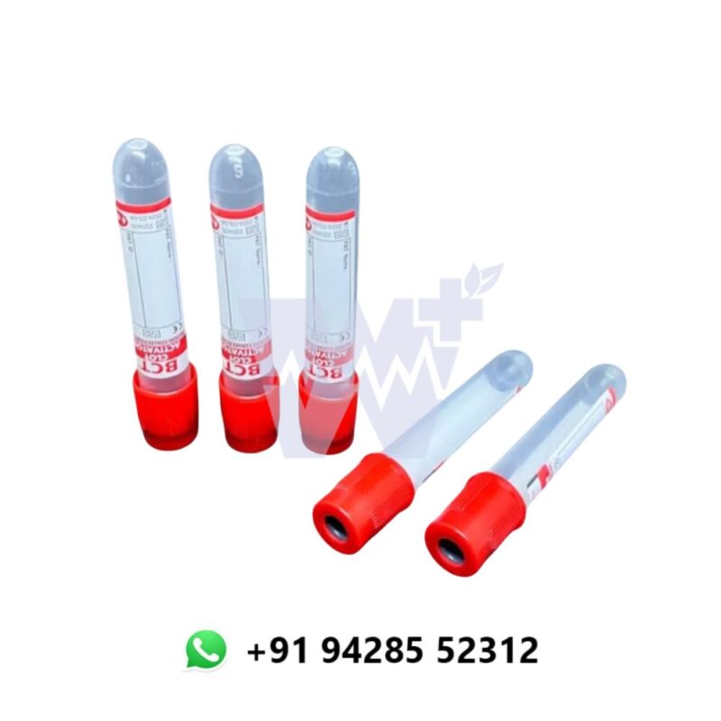 BCT Clot Activator Plain Non Vacuum Blood Collection Tube - Image 3