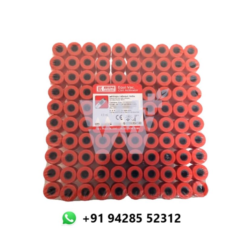 Krupa Clot Activator Vacuum Blood Collection Tube - Image 3