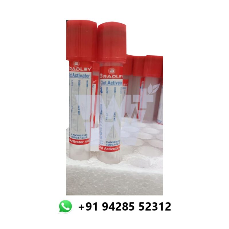 Bradley Clot Activator Plain Tube Vacuum Blood Collection Tube - Image 3
