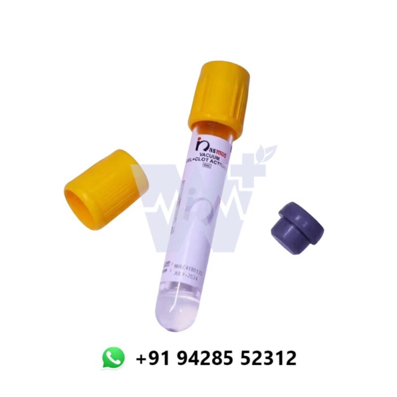 Nasmed Gel + Clot Activator Vacuum Blood Collection Tube - Image 3