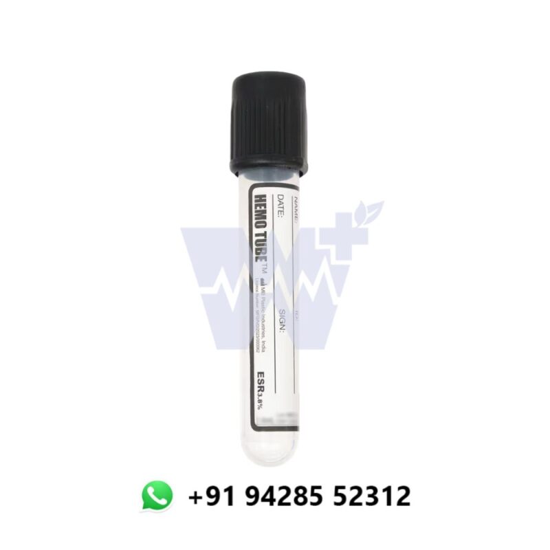 Hemotube Sodium Citrate 3.8% Non Vacuum Blood Collection Tube - Image 3