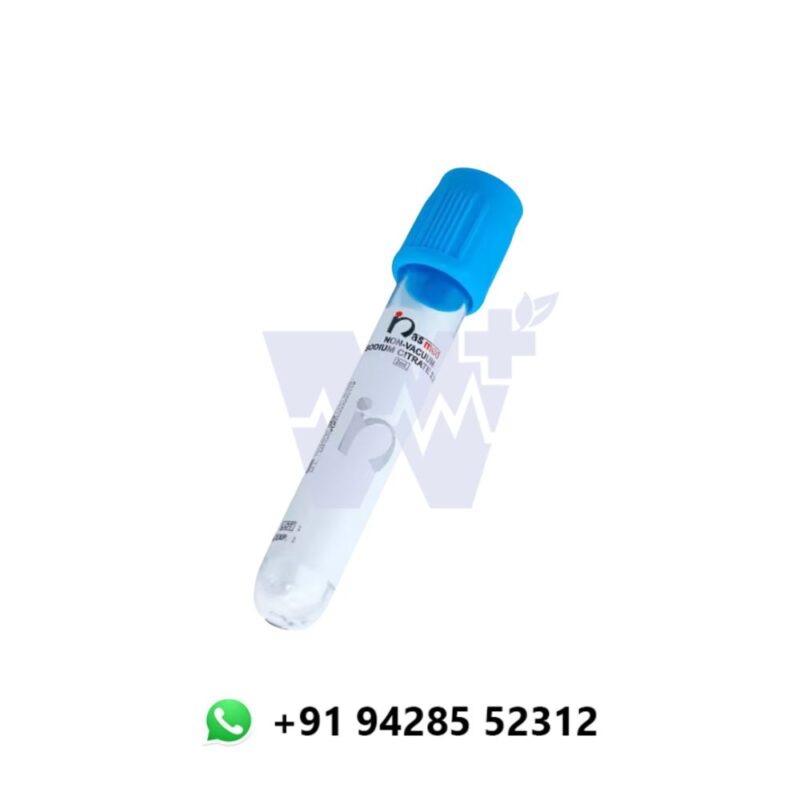 Nasmed Sodium Citrate 3.2% Non Vacuum Blood Collection Tube - Image 2