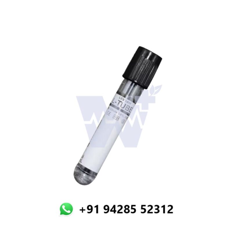 Levram Levac Sodium Citrate 3.8% Vacuum Blood Collection Tube Black - Image 3