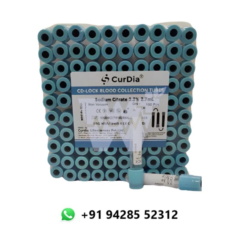 Curdia Sodium Citrate 3.2% Non Vacuum Blood Collection Tube - Image 3