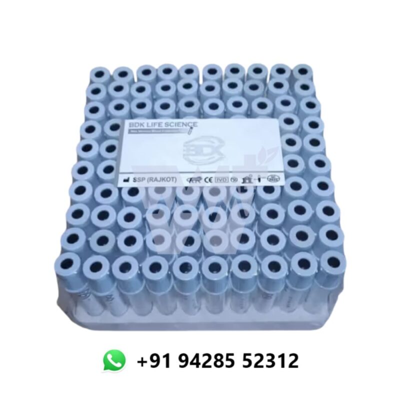 BDK Life Sciences Sodium Fluoride Non Vacuum Blood Collection Tube - Image 3