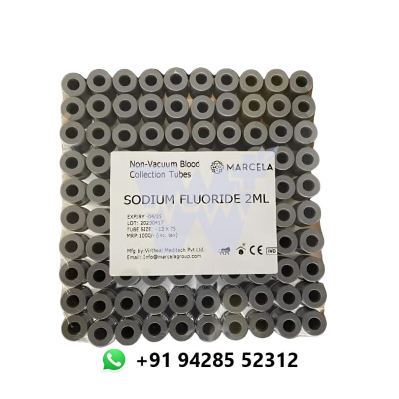 Marcela Fluoride Non Vacuum Blood Collection Tube - Image 3