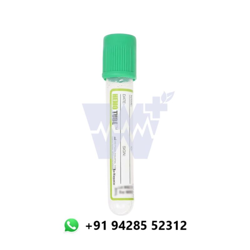 Hemotube Sodium Heparin Non Vacuum Blood Collection Tube - Image 3